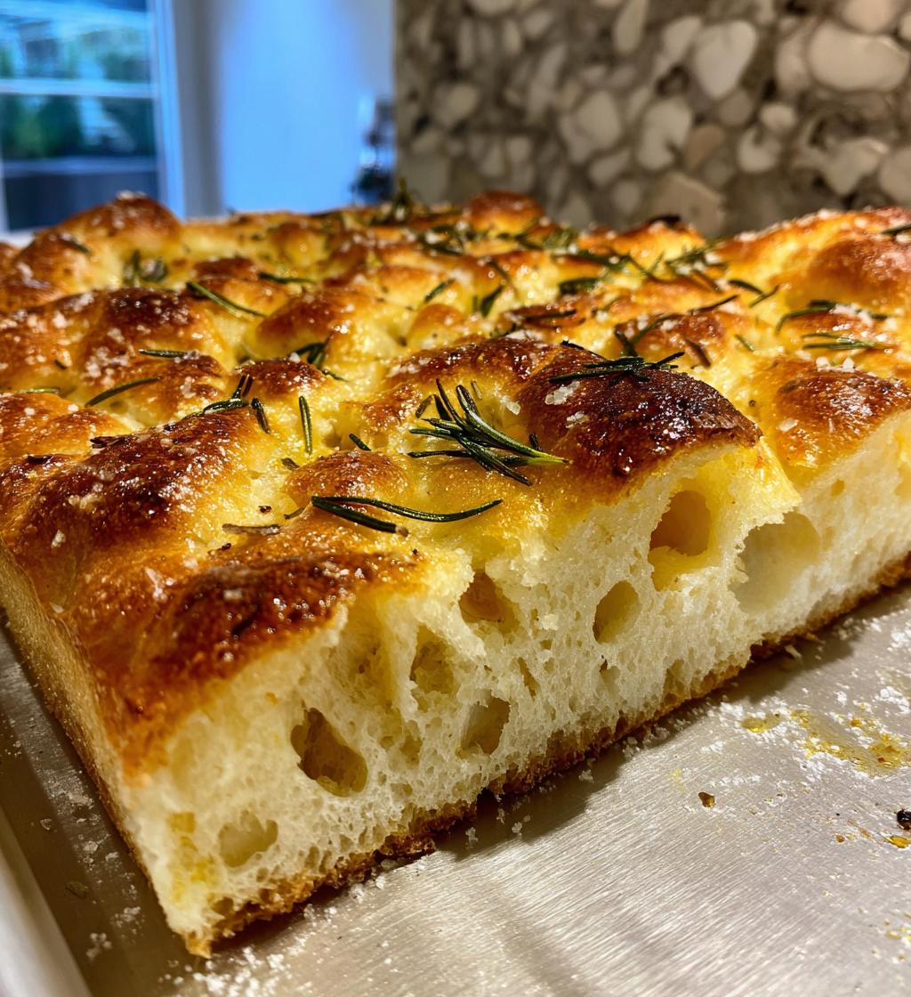 Sauerteig Rest Focaccia
