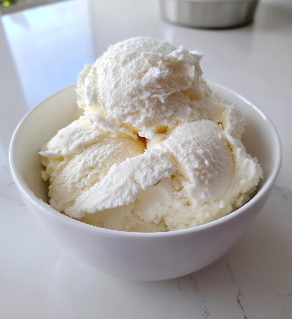 Schnee-Eiscreme