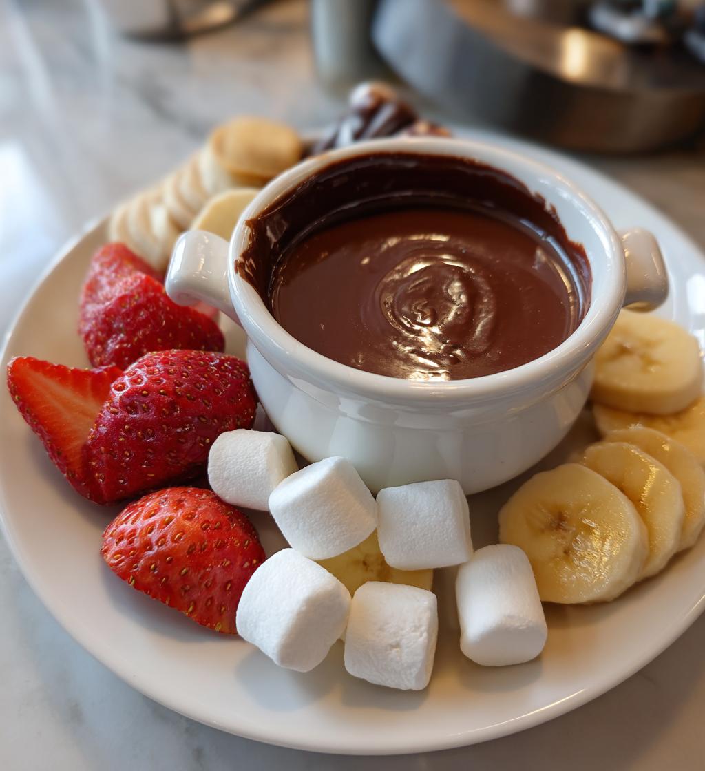 Schokoladen-Fondue-Ideen