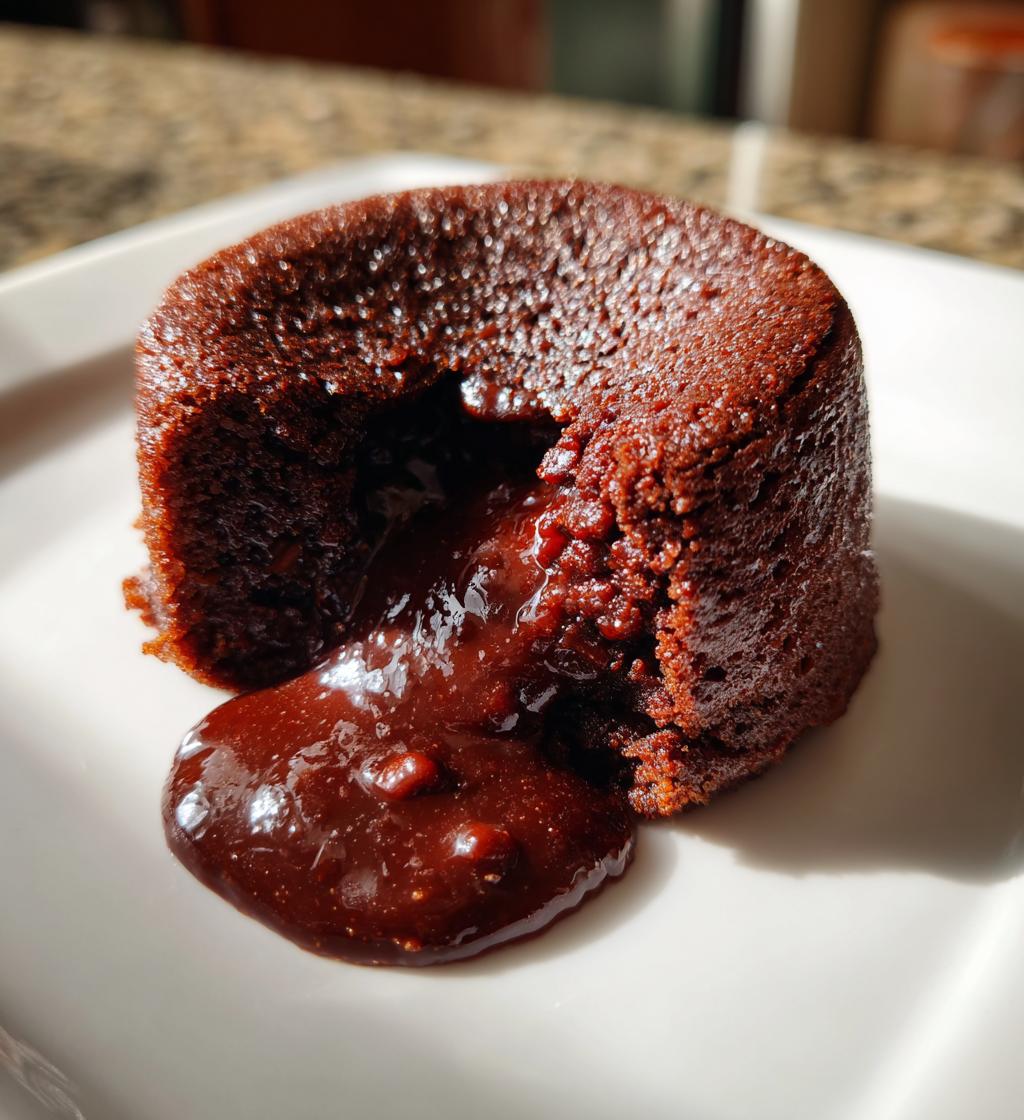 Schokoladen Lava Kuchen zum Valentinstag