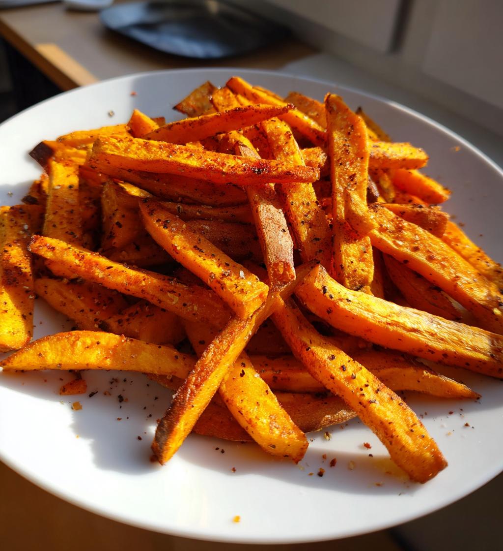 Süßkartoffeln aus der Heißluftfritteuse