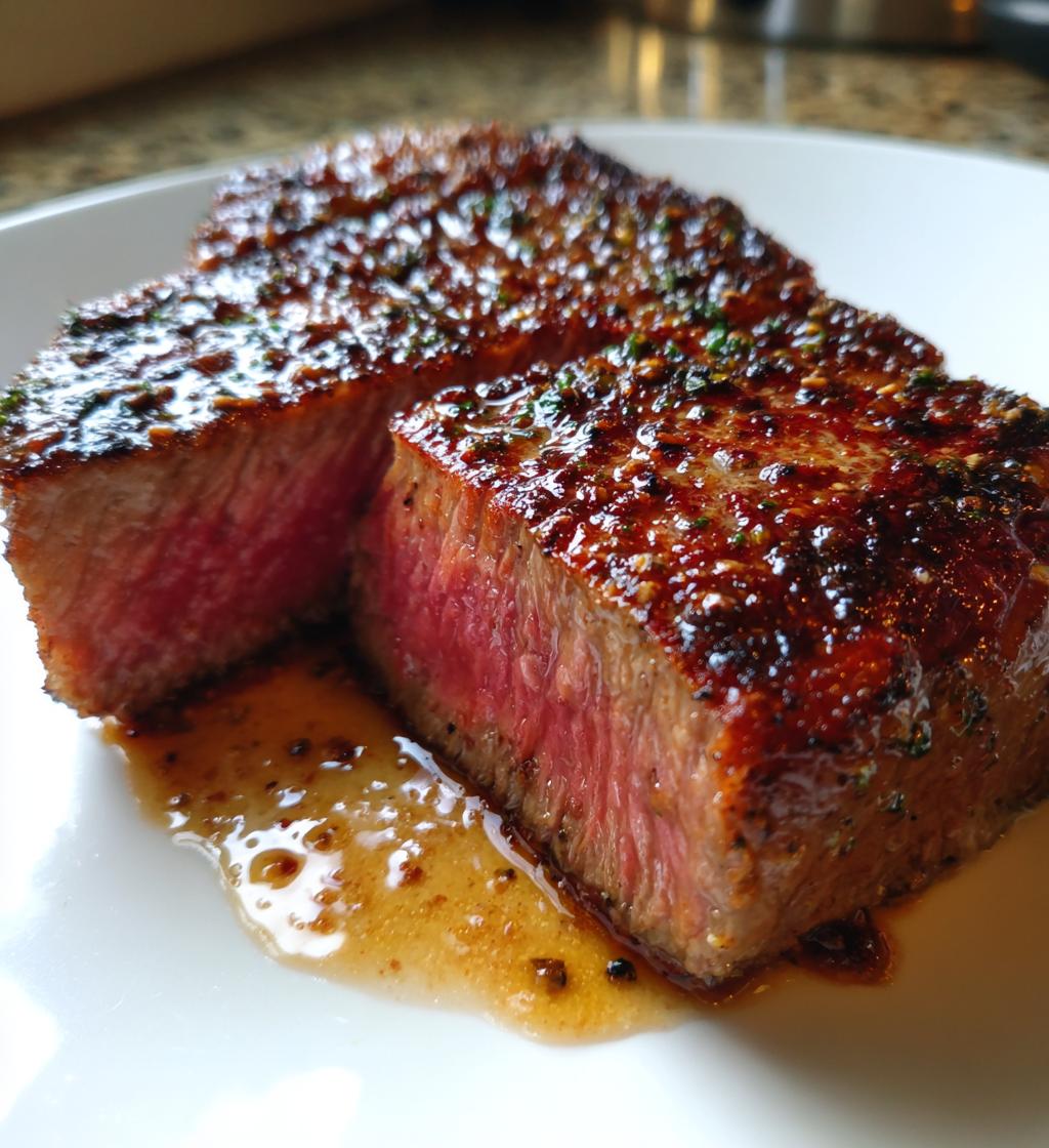 Steak aus der Heißluftfritteuse