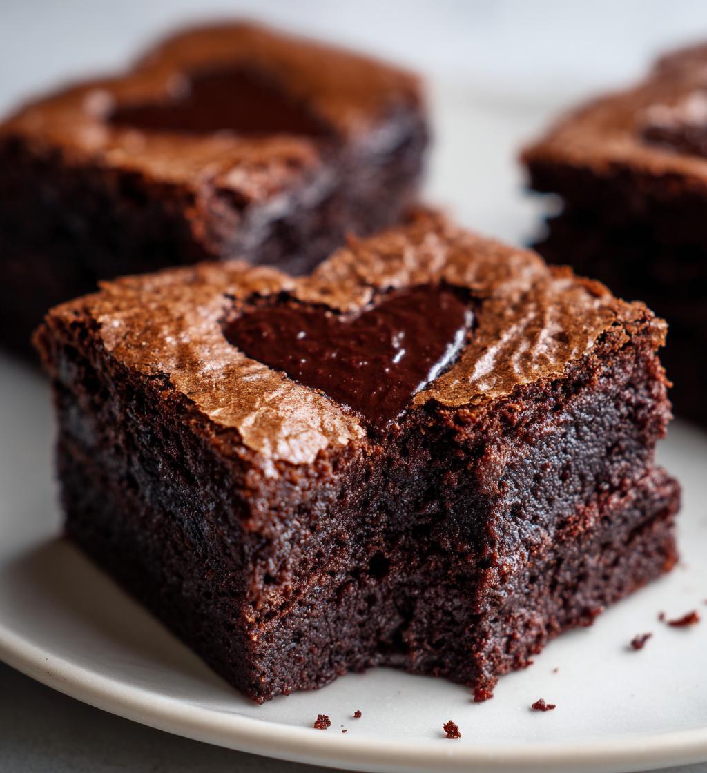Valentinstags Brownies