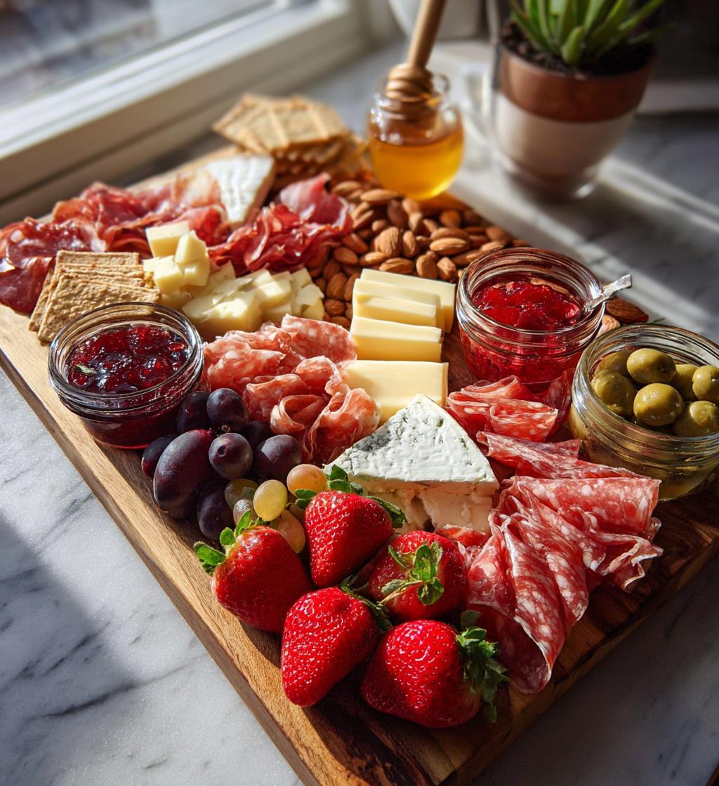 Valentinstags Charcuterie Board