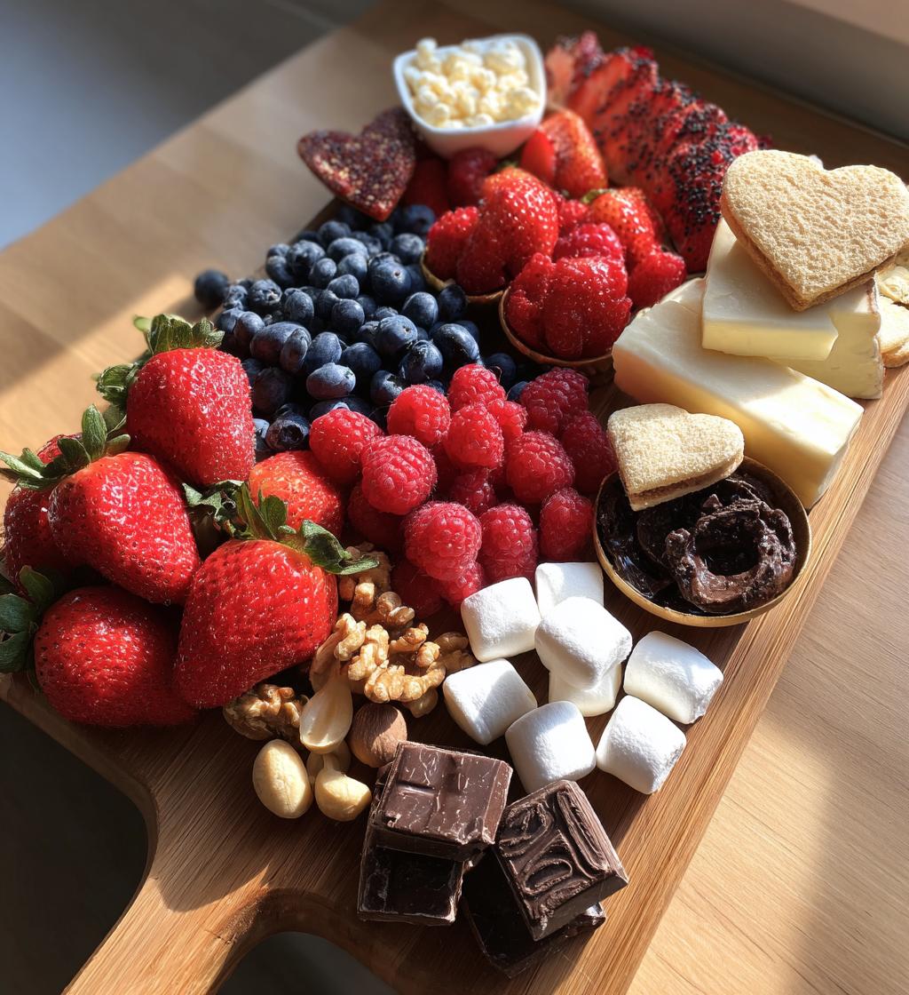 Valentinstags Dessert Board