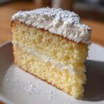 Weißer Herz Kuchen