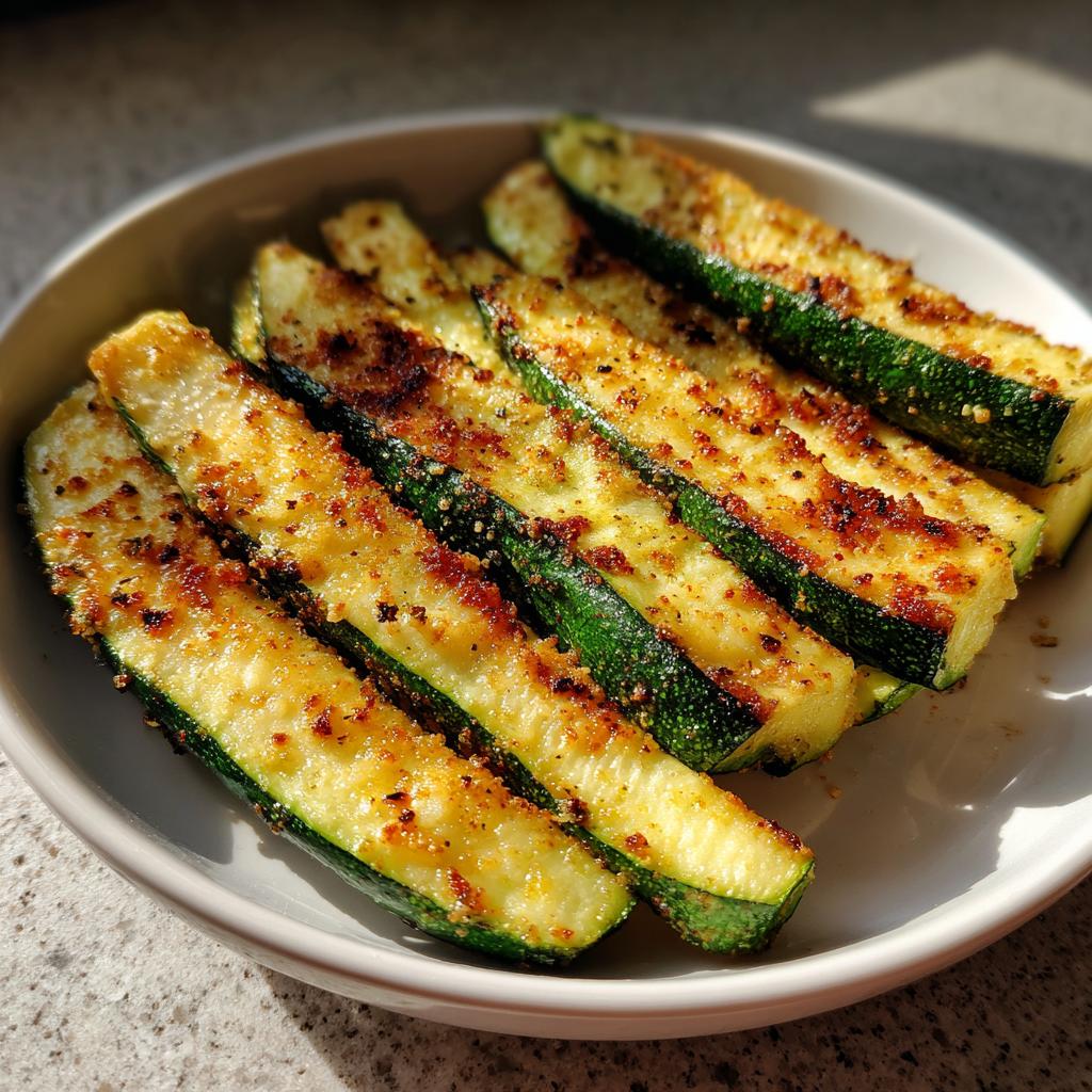 Zucchini aus der Heißluftfritteuse