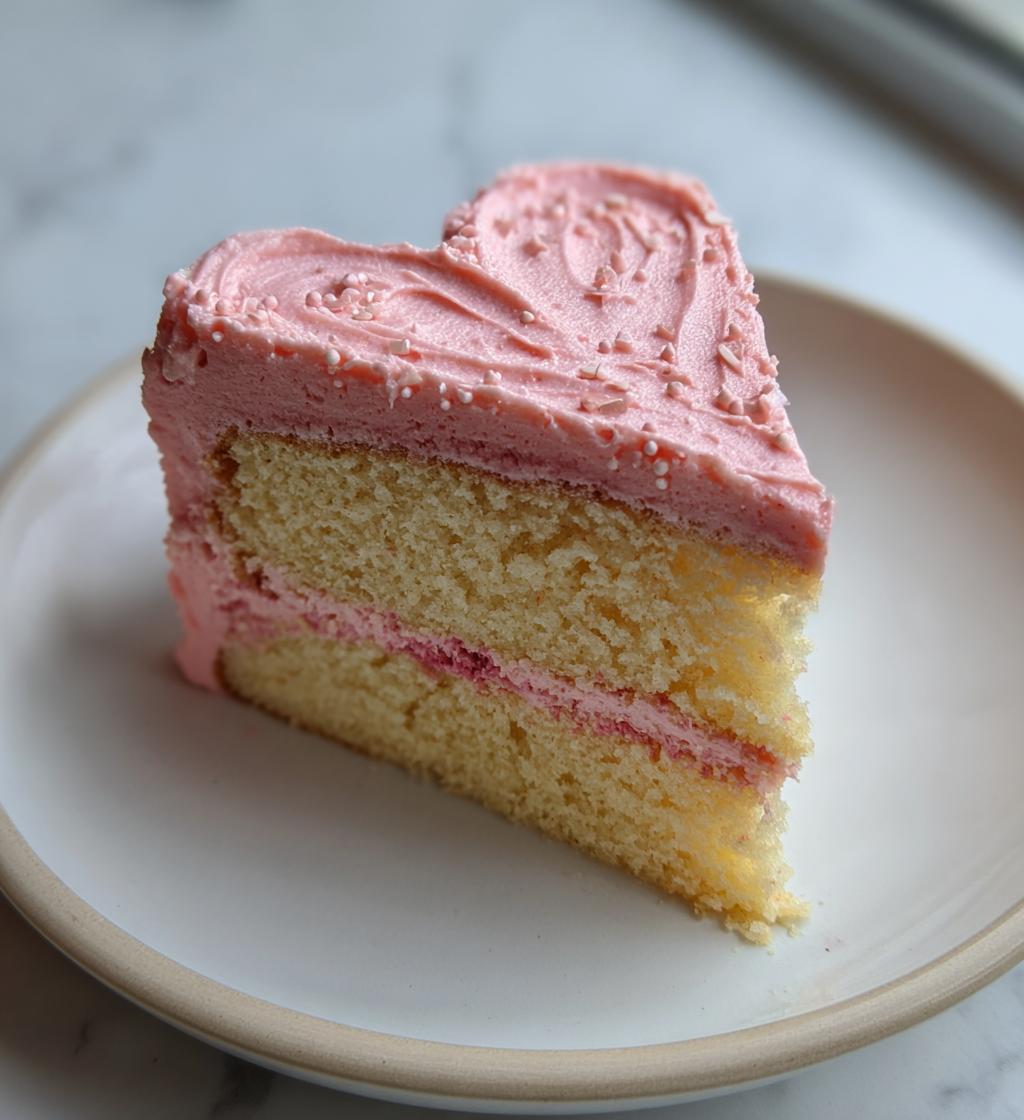 heart cake aesthetic