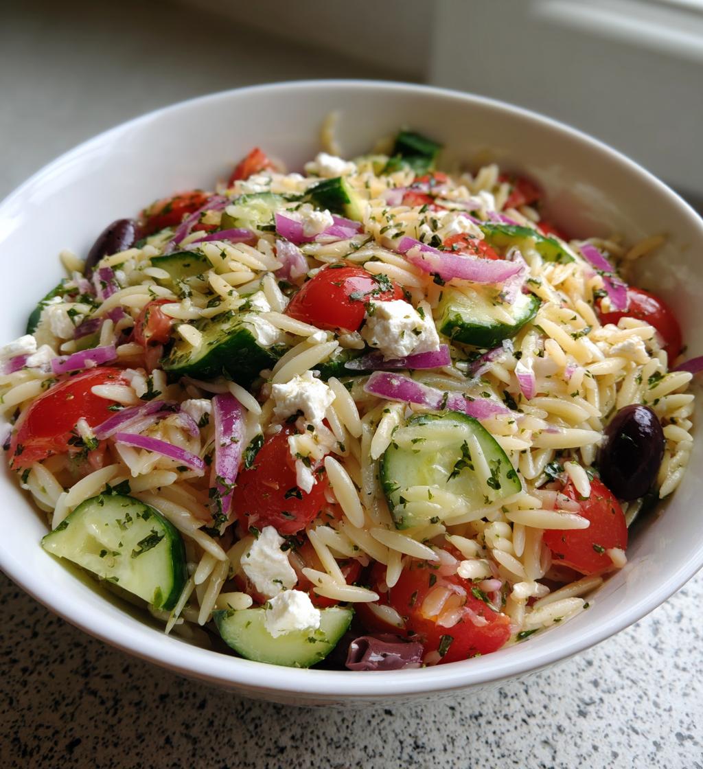 kritharaki salat