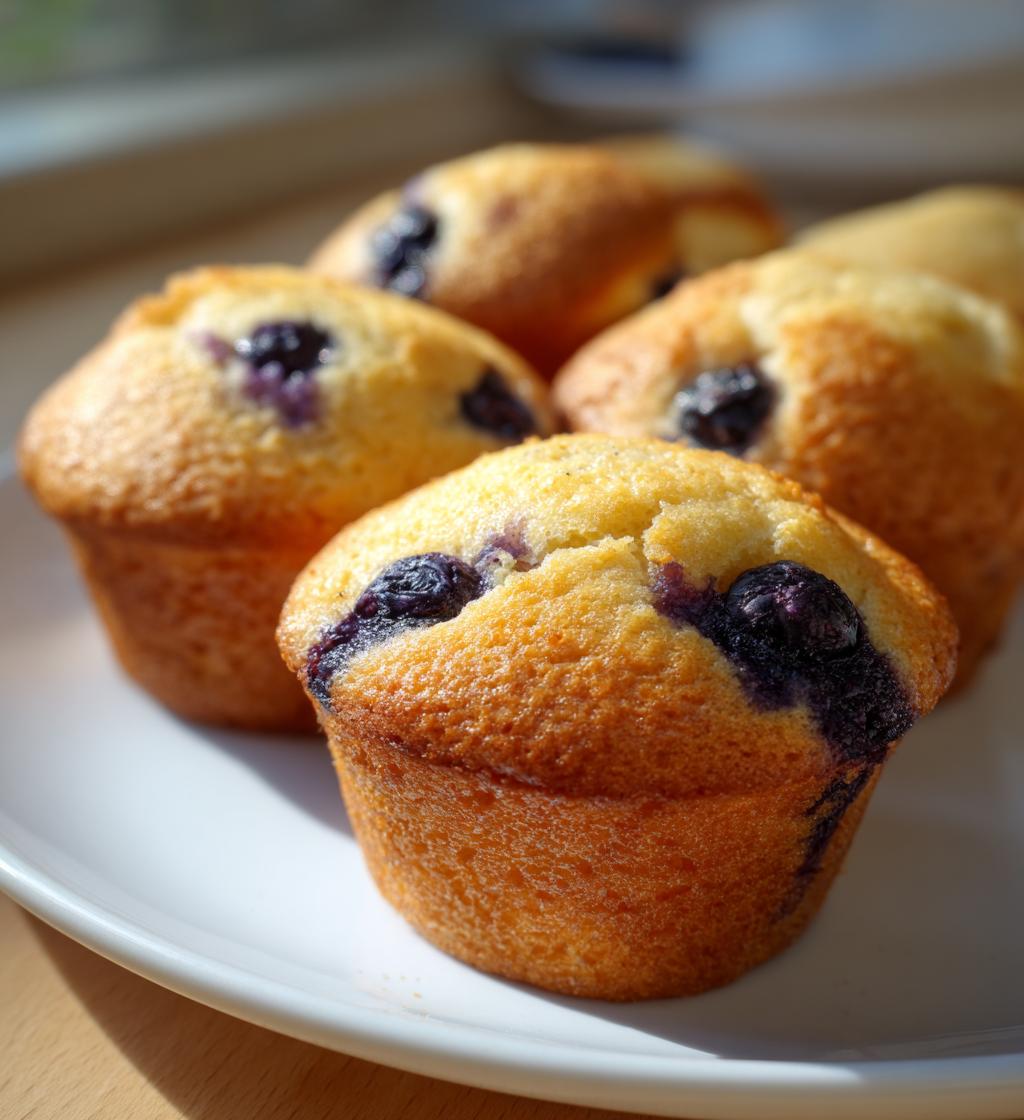 mini blueberry muffins