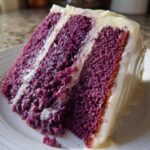 purple heart cake