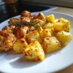 Abendessen aus der Heißluftfritteuse