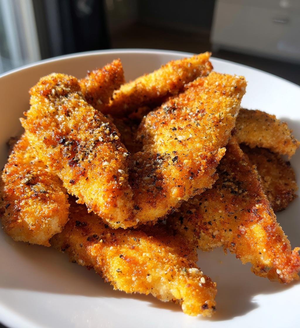Air Fryer Parmesan-Hähnchen