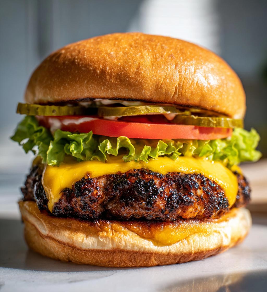 Burger im Air Fryer