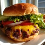 Cheeseburger im Air Fryer
