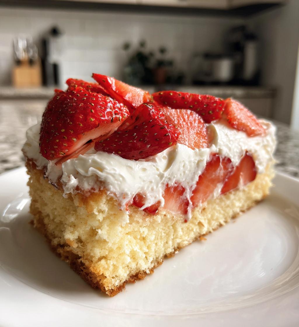 Erdbeer Sahnekuchen Kuchen
