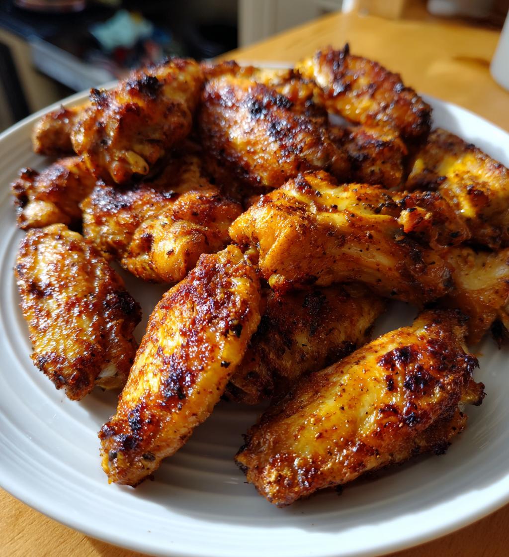 Gefrorene Hähnchenflügel im Air Fryer