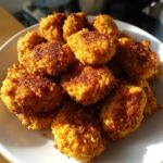 Hausgemachte Hähnchen Nuggets im Air Fryer