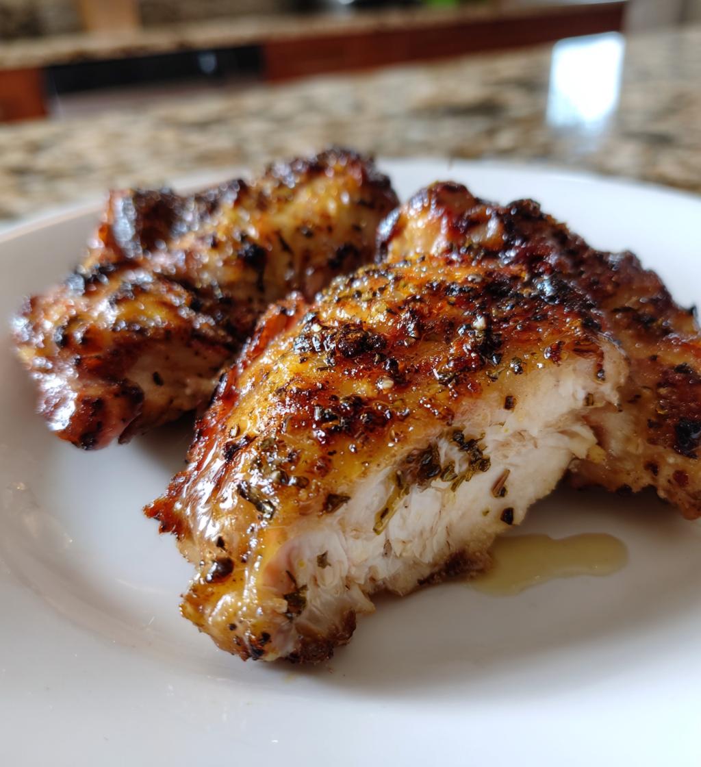 Hähnchenschenkel ohne Knochen im Air Fryer