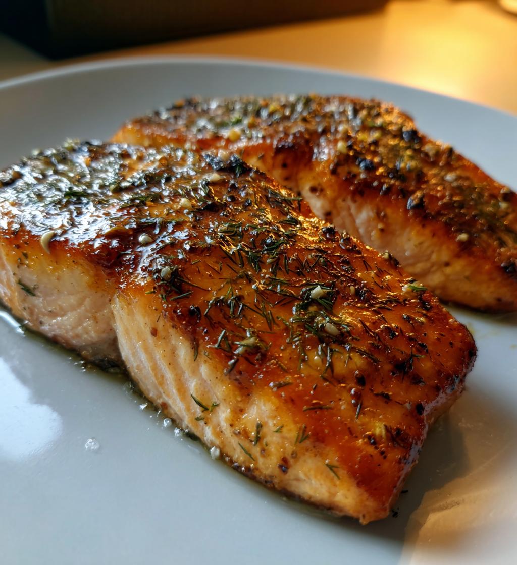 Lachs aus der Heißluftfritteuse