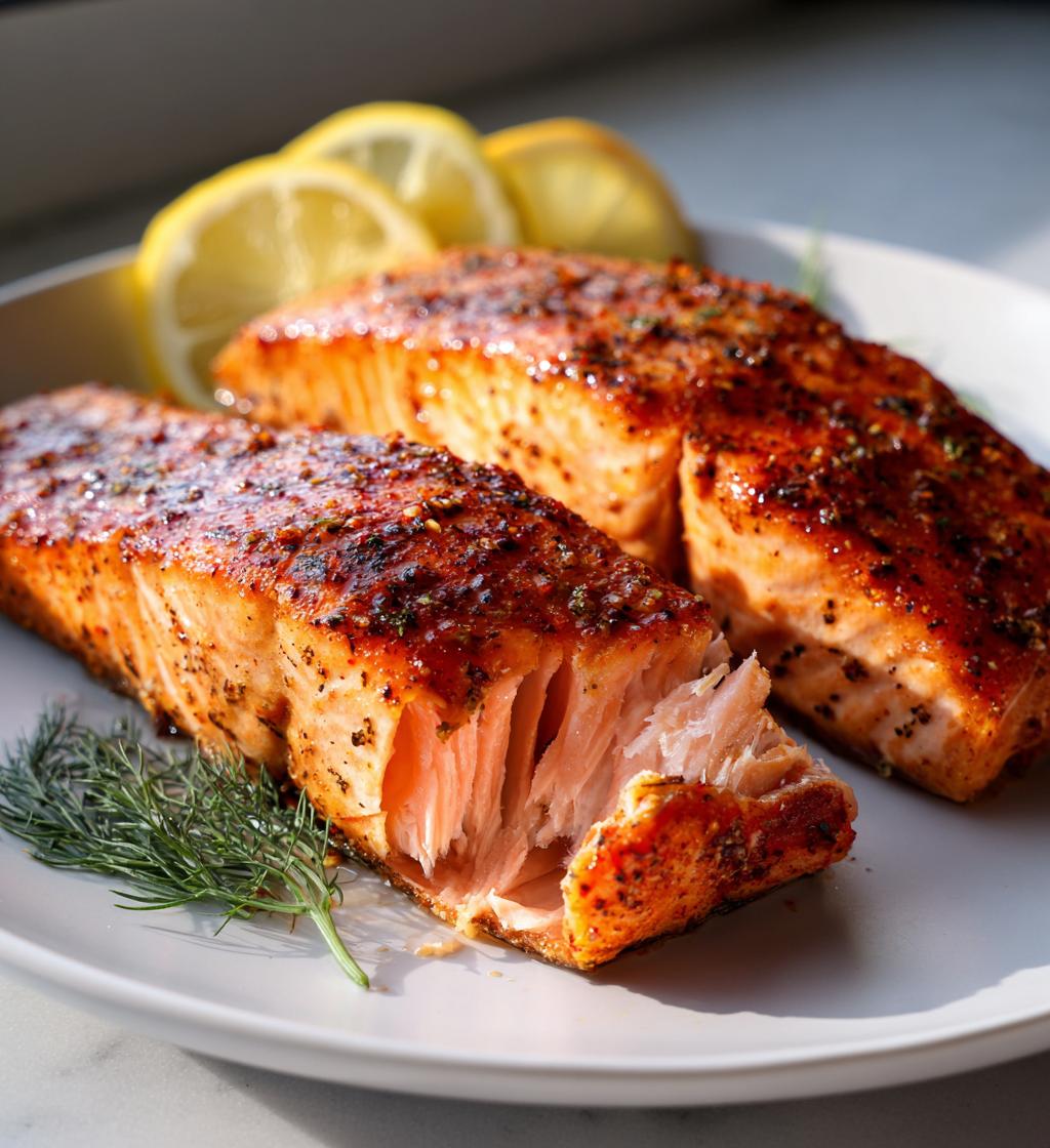 Lachs in der Heißluftfritteuse