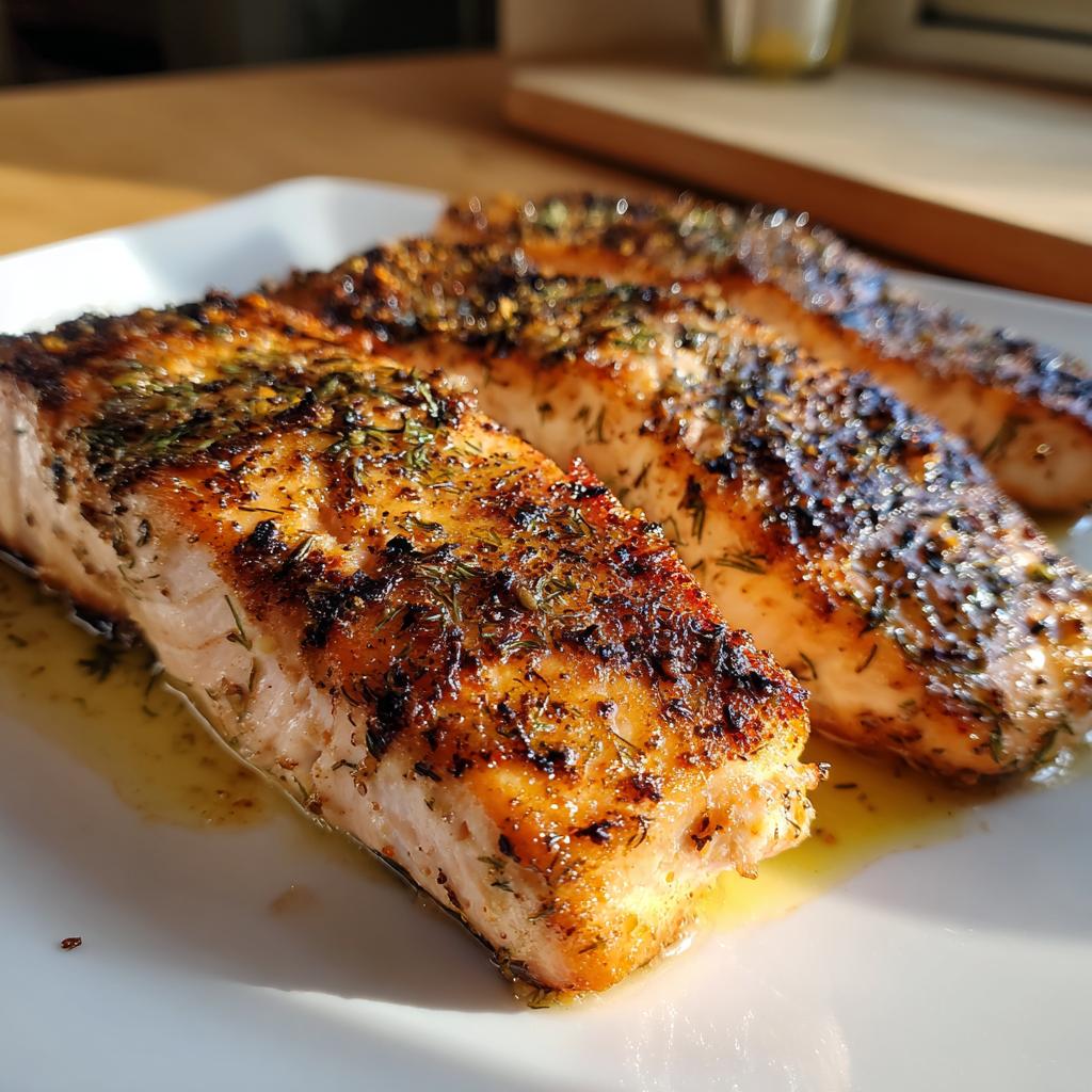 Lachsstücke im Air Fryer