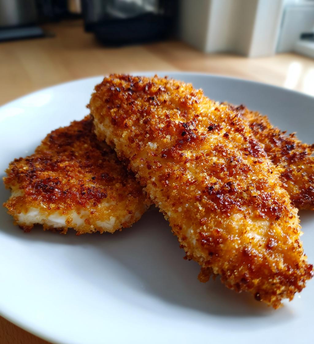 Paniertes Hähnchen im Air Fryer