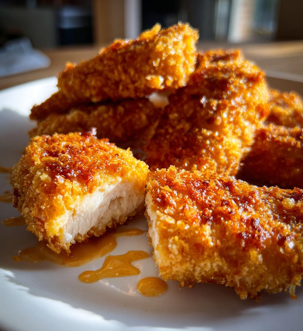 Panko Hähnchenstreifen im Air Fryer
