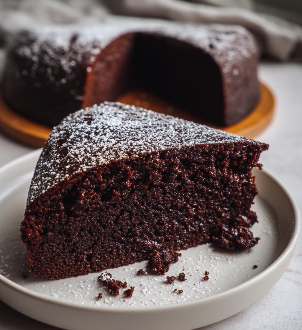 Schwarzer Herzkuchen