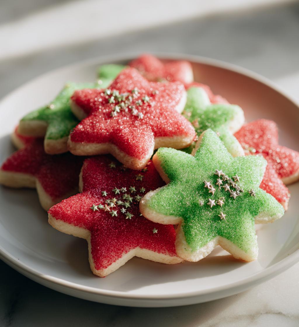 Weihnachtlich dekorierte Desserts