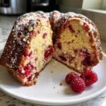 Weißschokoladen Himbeer Gugelhupf