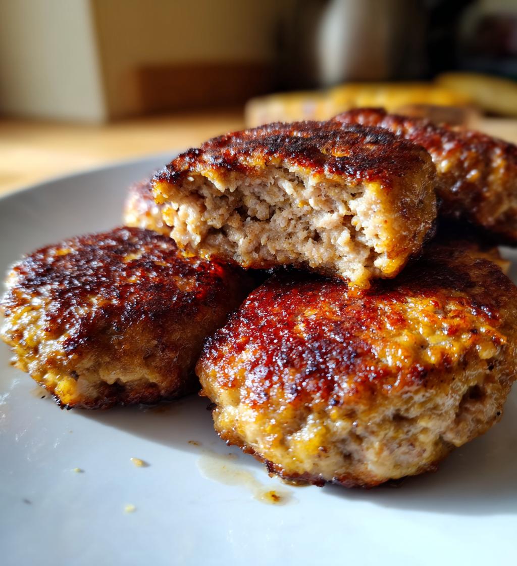 Wurst Patties im Air Fryer