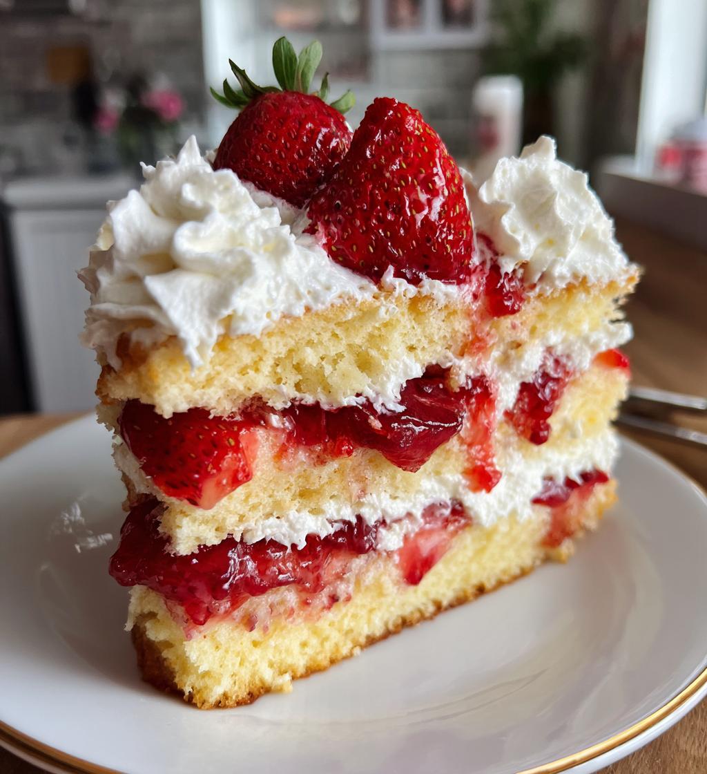 cherry jam strawberry shortcake