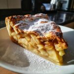 gedeckter apfelkuchen