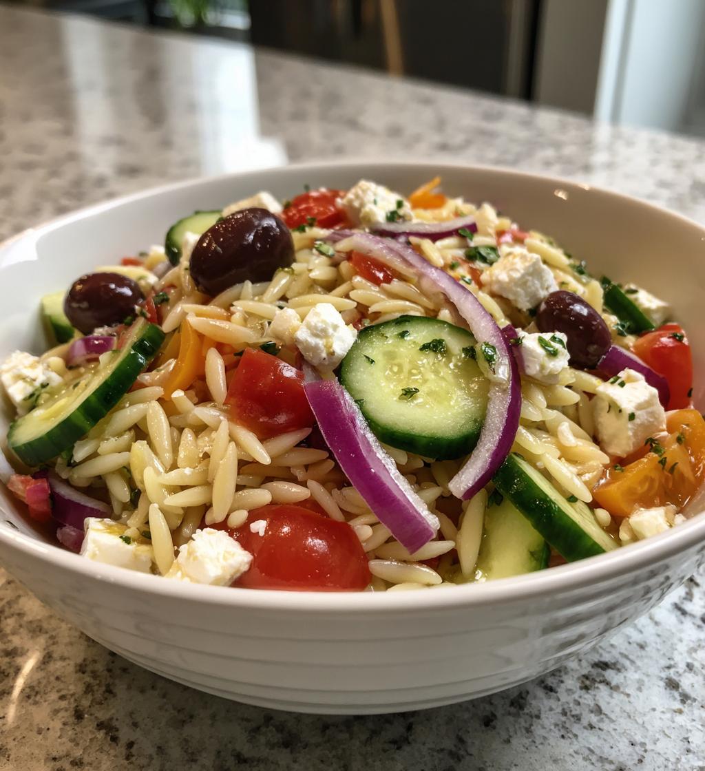 griechischer salat kritharaki
