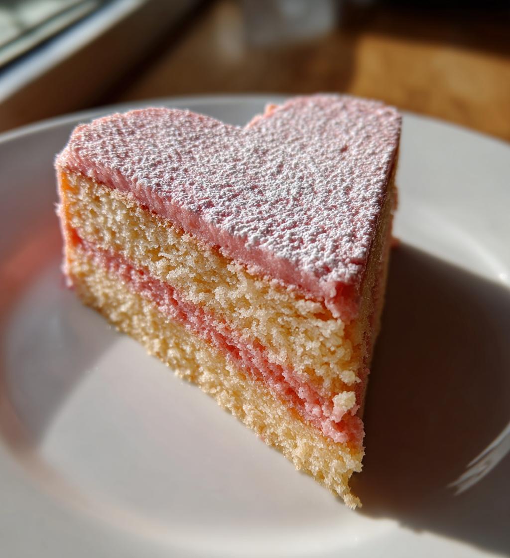 heart cake aesthetic