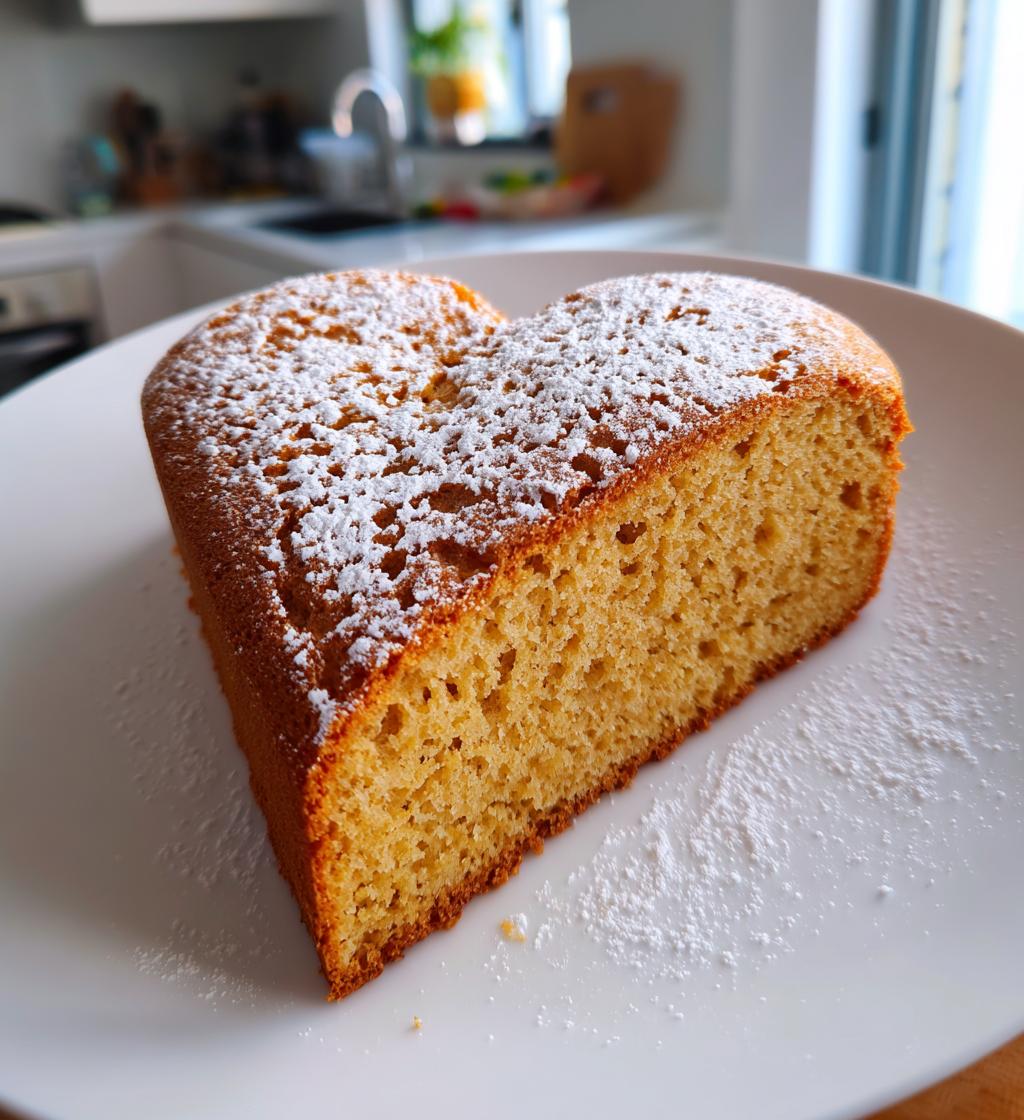 heart shaped cake