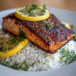 lachs mit reis