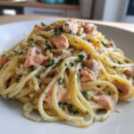 lachs pasta