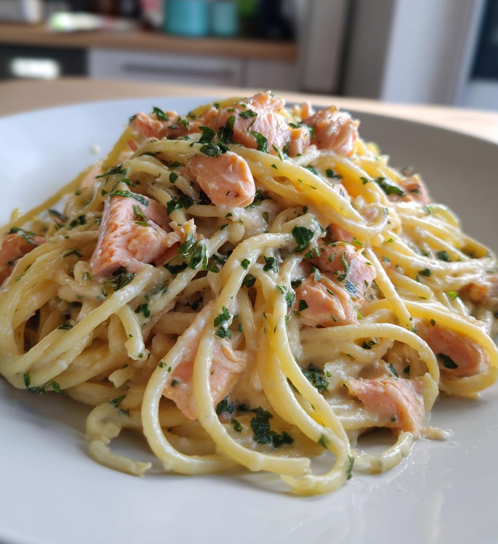 lachs pasta