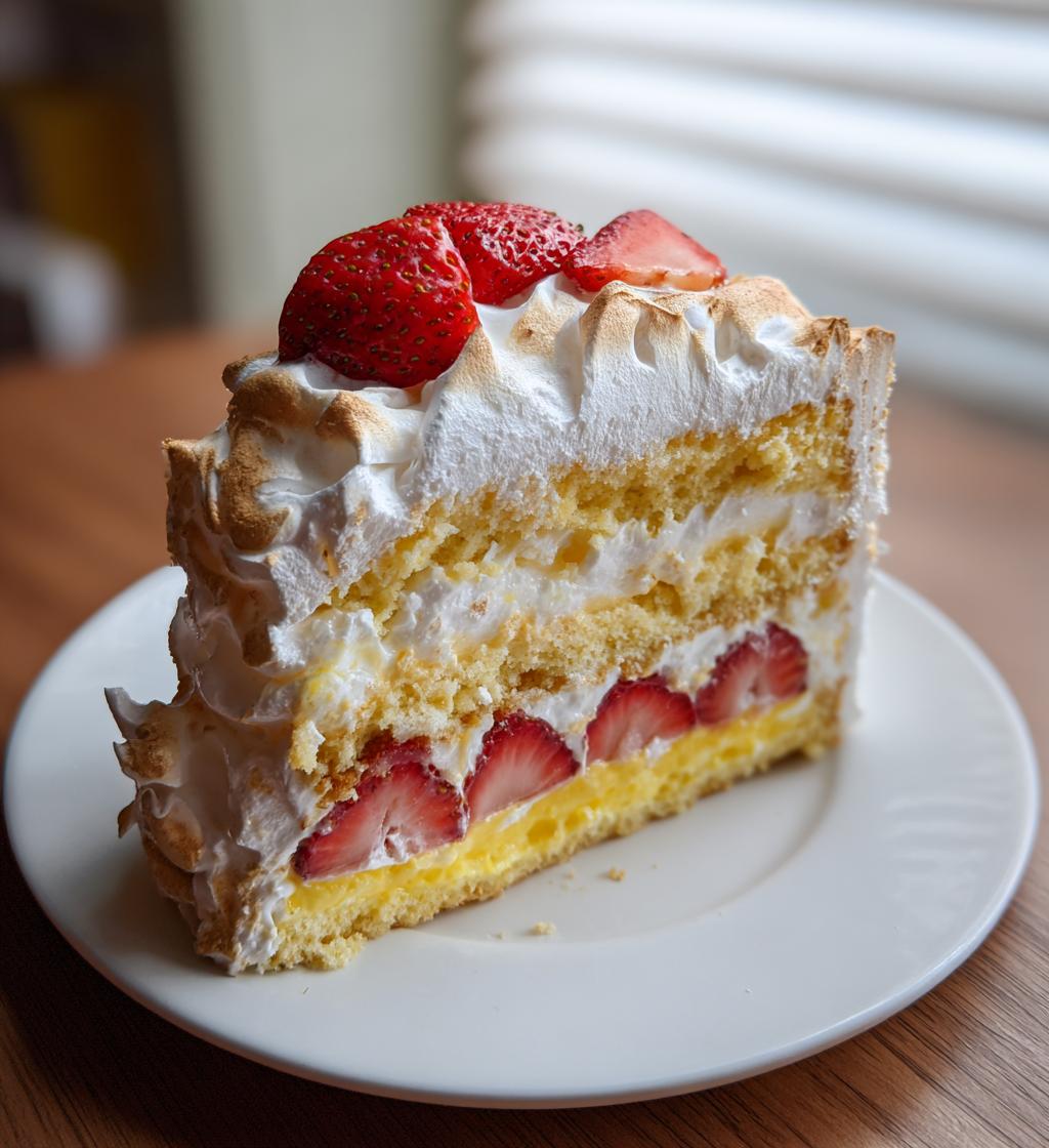 lemon meringue strawberry shortcake