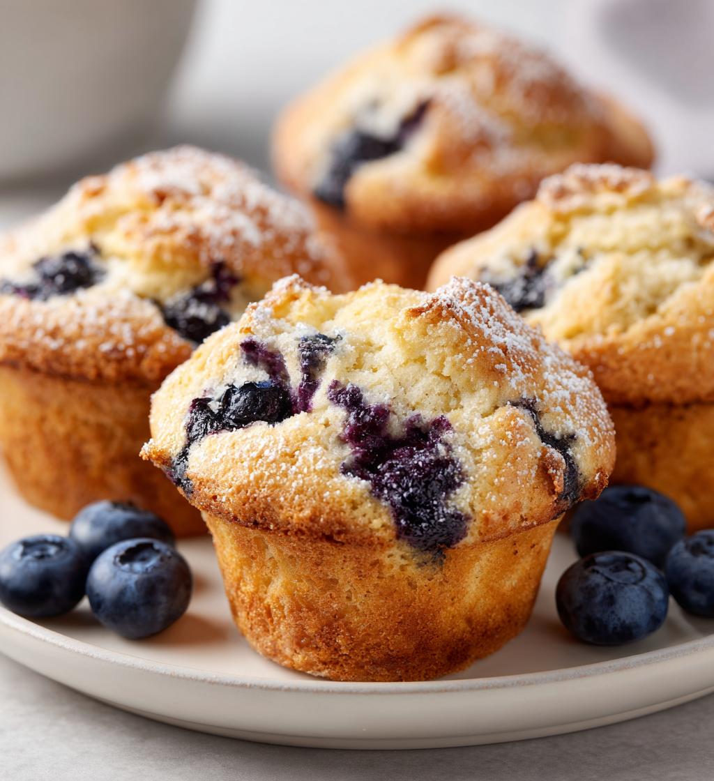 mini blueberry muffins