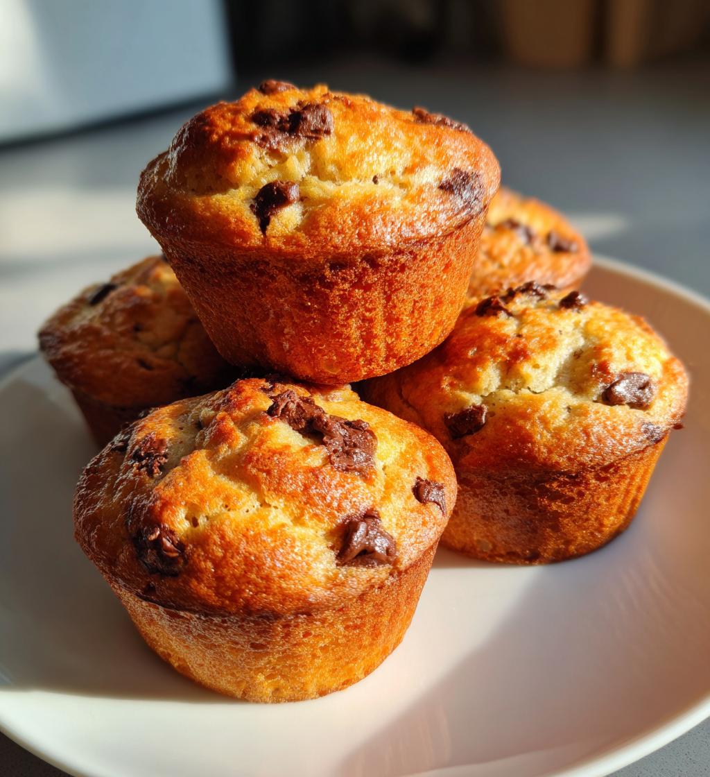 mini chocolate chip muffins