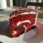 red heart cake