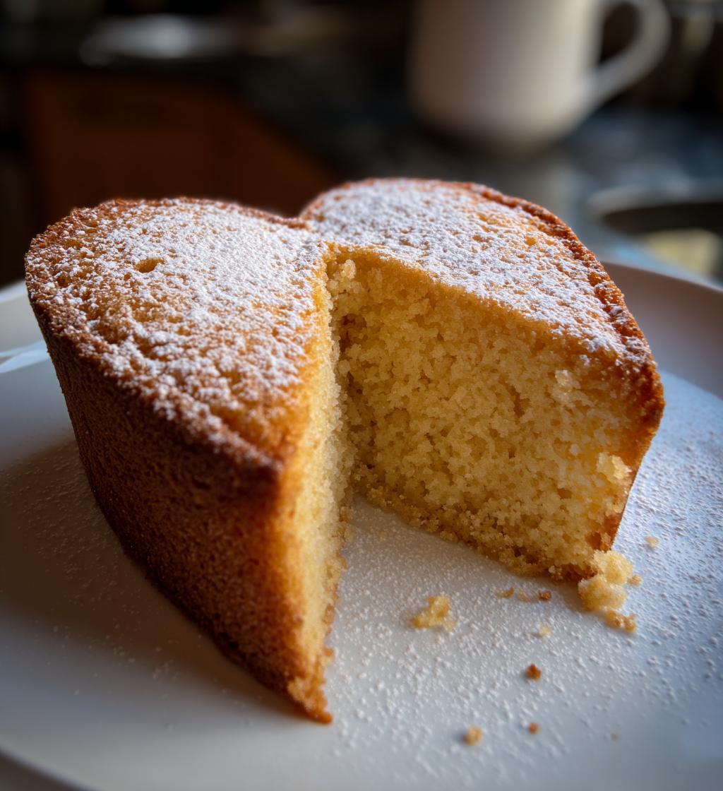 vintage heart cake