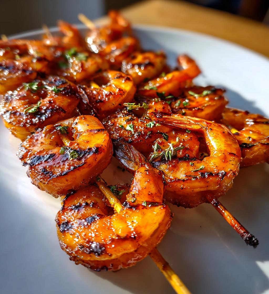 BBQ Garnelen Spieße