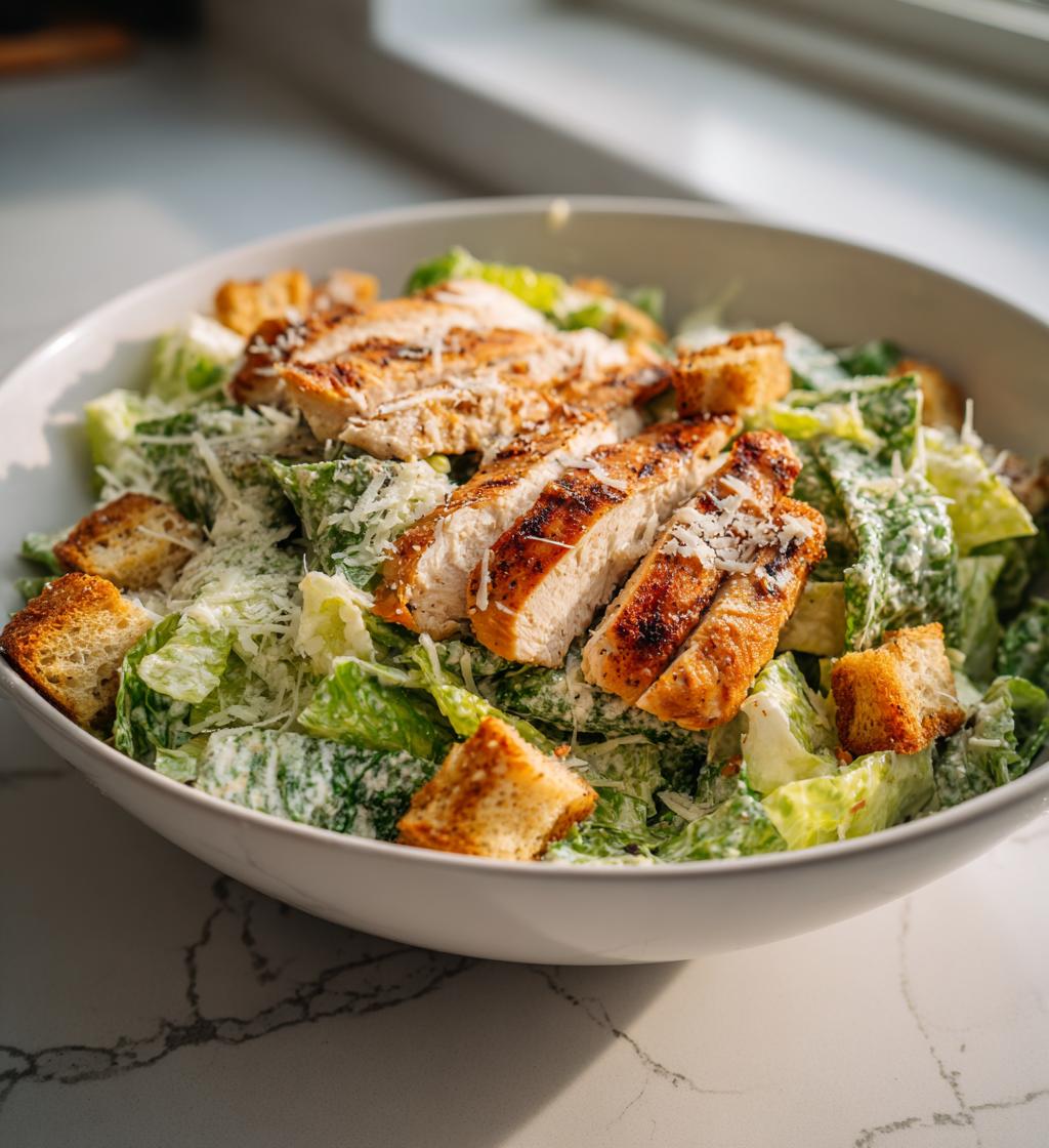 Caesar Salad mit Hähnchen