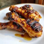 Grill Hähnchen mit Honig Knoblauch