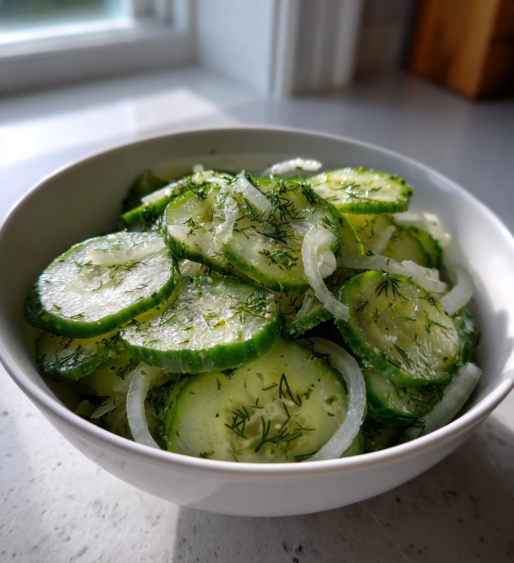 Gurkensalat mit Dill
