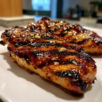 Honig Knoblauch Hähnchen vom Grill